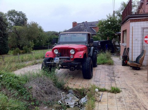 Convert a TJ in to a CJ7