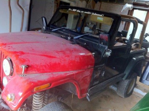 Convert a TJ in to a CJ7